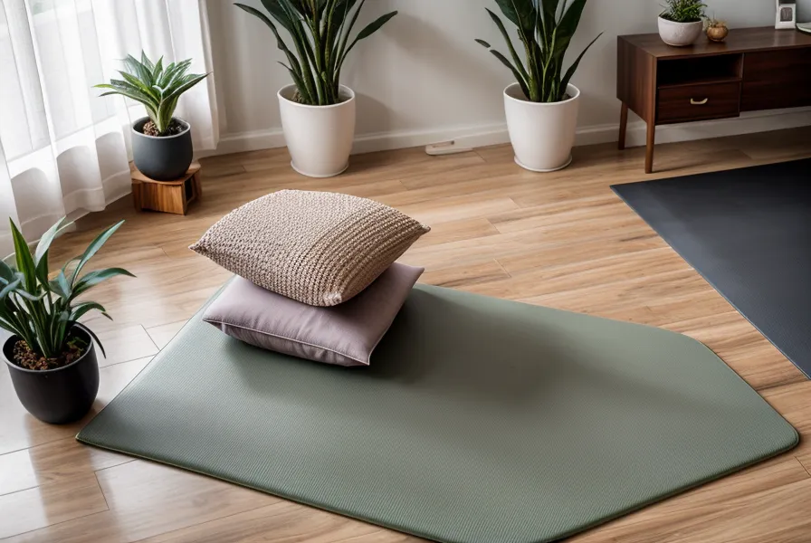 Bloques de yoga y libros de anatomía junto al material de la formación de profesores a distancia