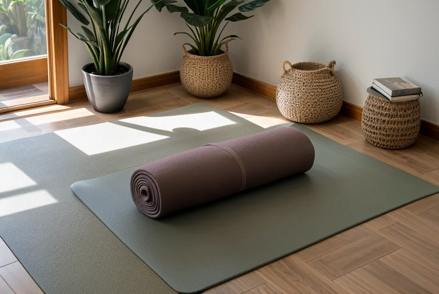 Practicante de yoga en formación profesional gestionando la incertidumbre laboral freelance