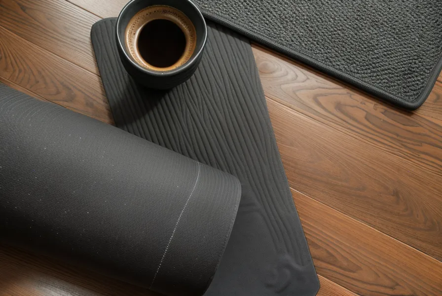 Gata junto a la esterilla y los cuadernos de estudio de una practicante de yoga adulto en formación
