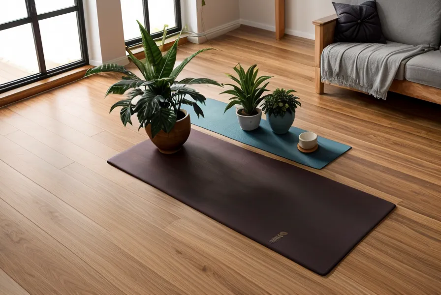 Diccionarios de traducción junto a un bloque de yoga sobre un escritorio, rutina de salud postural para traductores freelance
