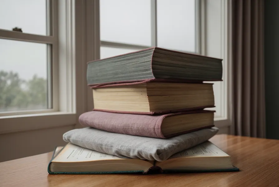 Libros de referencia de traducción junto a un cojín de meditación, integrando la formación de yoga online a la rutina freelance.