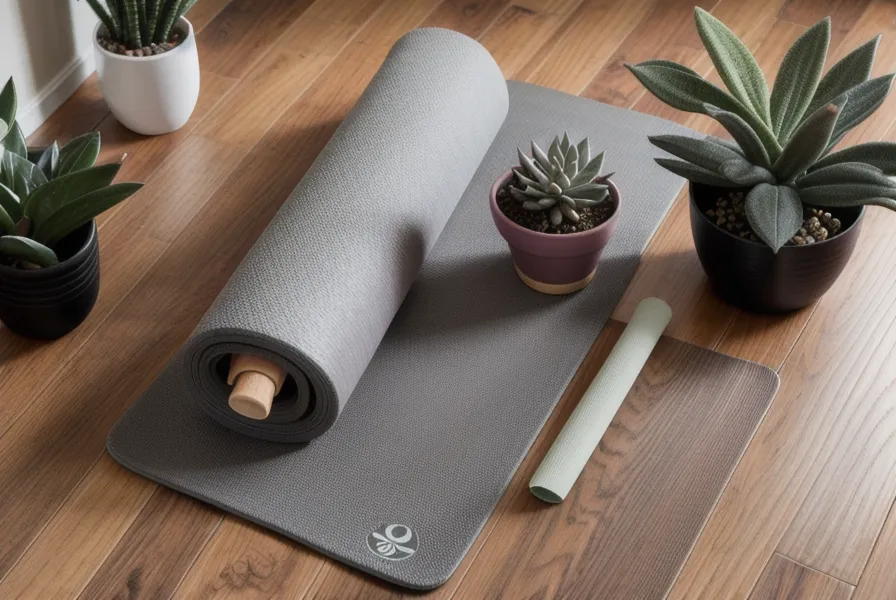 Diccionarios de traducción y bloque de yoga sobre el escritorio durante un módulo del instructorado de yoga