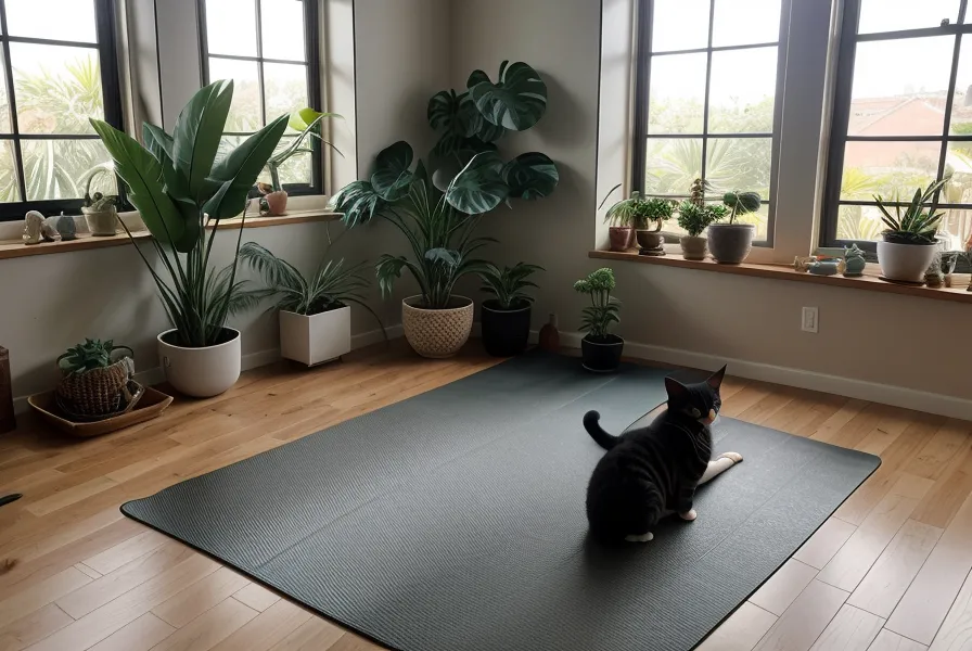Bienestar freelance y productividad consciente: bloque de yoga sobre la mat junto a diccionarios bilingües